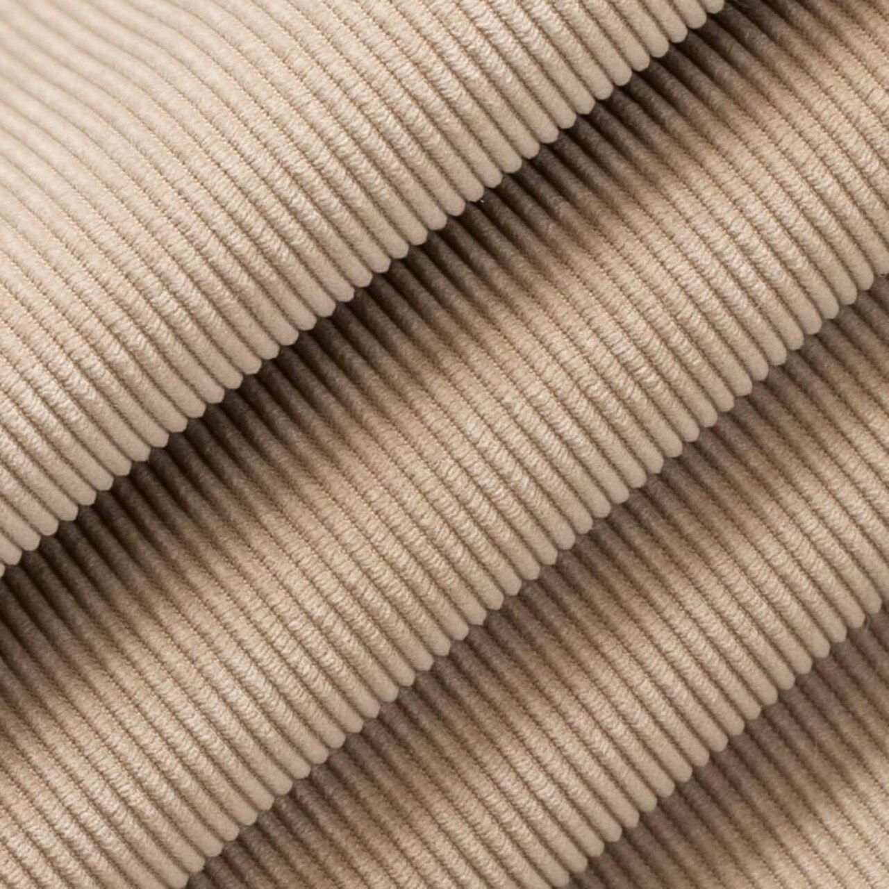 Taupe Small Scale Corduroy Microfiber Upholstery Fabric by The Yard - SKU: Brayden Taupe